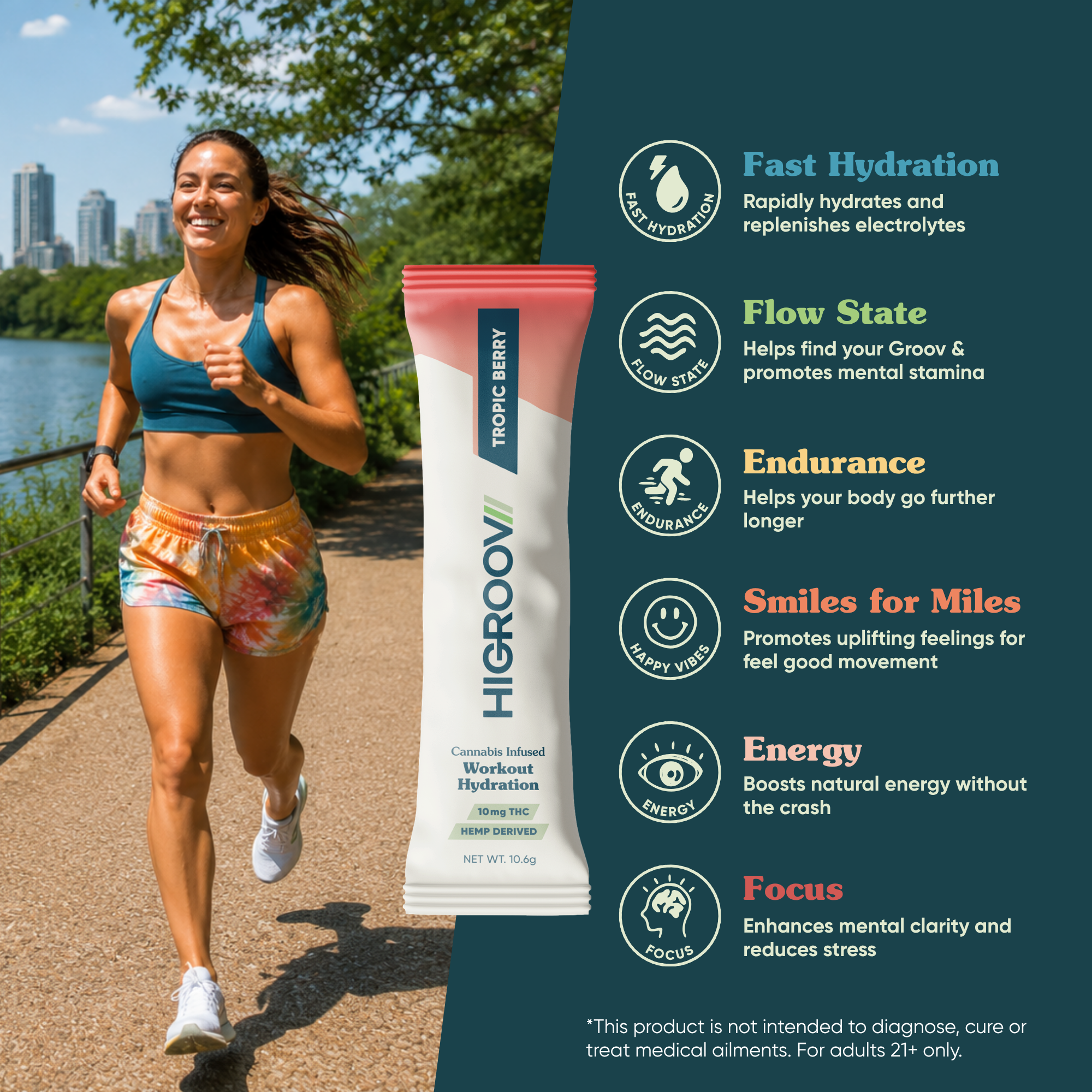 HIGROOV Workout hydration benefits